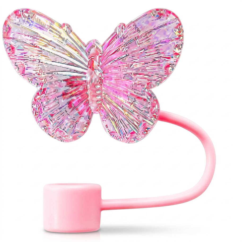 Laser Butterfly Straw Topper